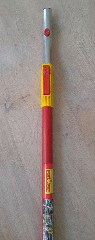 Wolf-Garten telescoopsteel uitschuifbaar van 220-400 cm, Ophalen, Zo goed als nieuw, Wolf-Garten