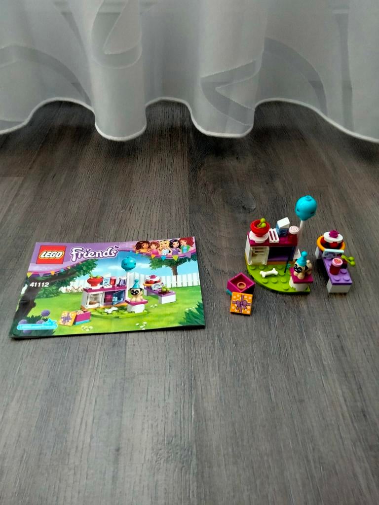 41112 Lego Friends feesttaartjes, Ophalen of Verzenden, Zo goed als nieuw, Complete set, Lego