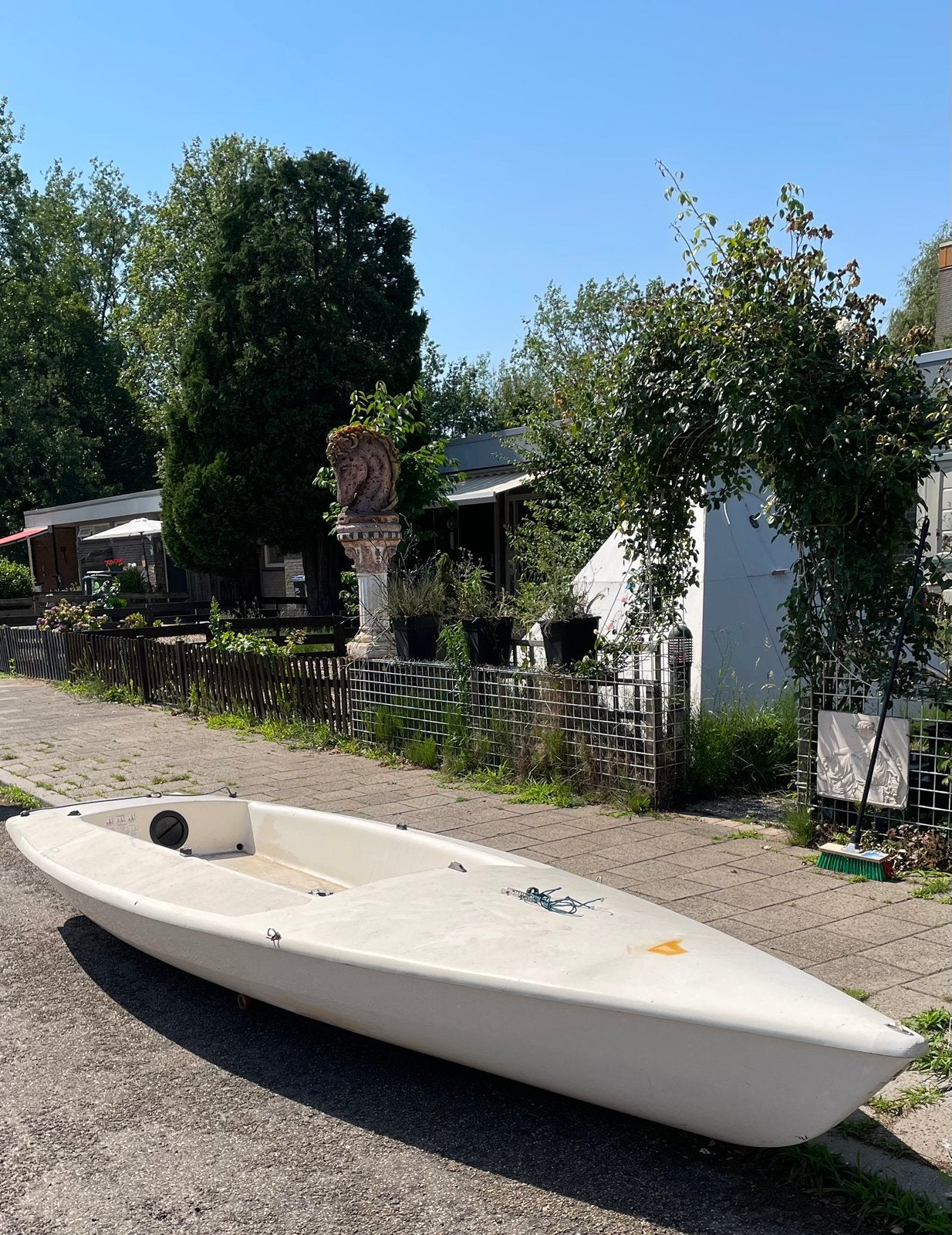 Laser 2 met mast maar verder zonder toebehoren, Watersport en Boten, Zeilen en Zeiltoebehoren, Ophalen, Zo goed als nieuw, Grootzeil