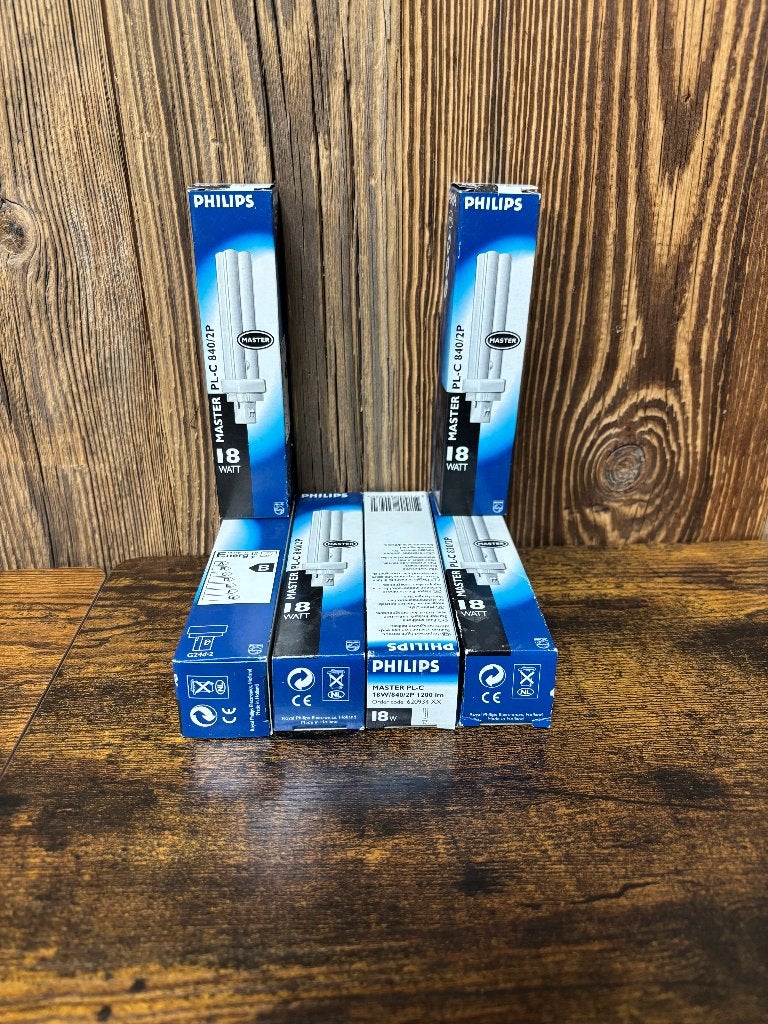 Phillips master pl-c 18 W 840 2P 6 stuks, Philips, Overige typen, Nieuw, Overige fittingen