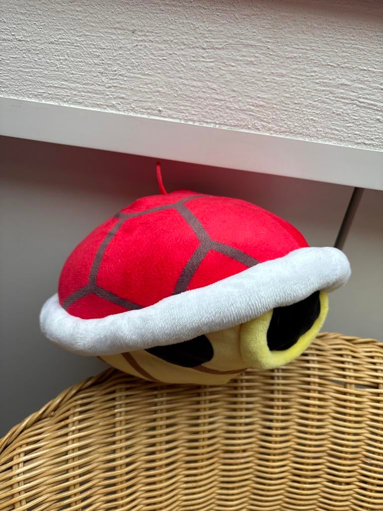 Super Mario Bros. Knuffel Schild - Rode Koopa Troopa, Kinderen en Baby's, Speelgoed | Knuffels en Pluche, Zo goed als nieuw, Overige typen