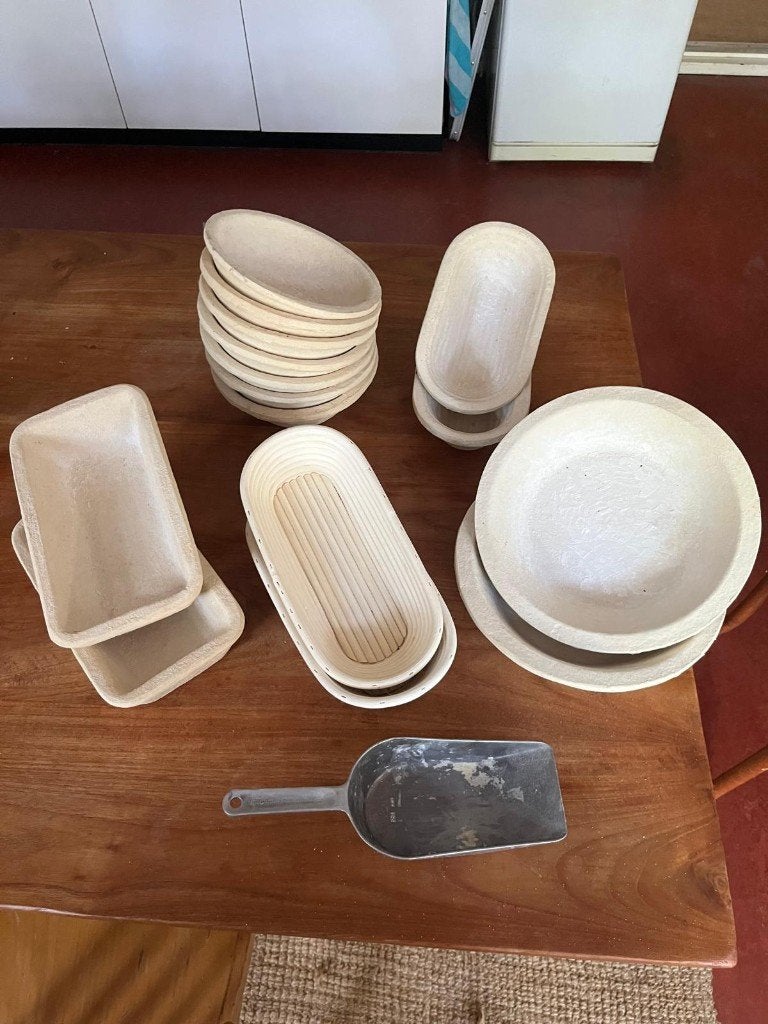 Rijsmandjes / bannetons – complete set (16 stuks), Ophalen of Verzenden, Zo goed als nieuw