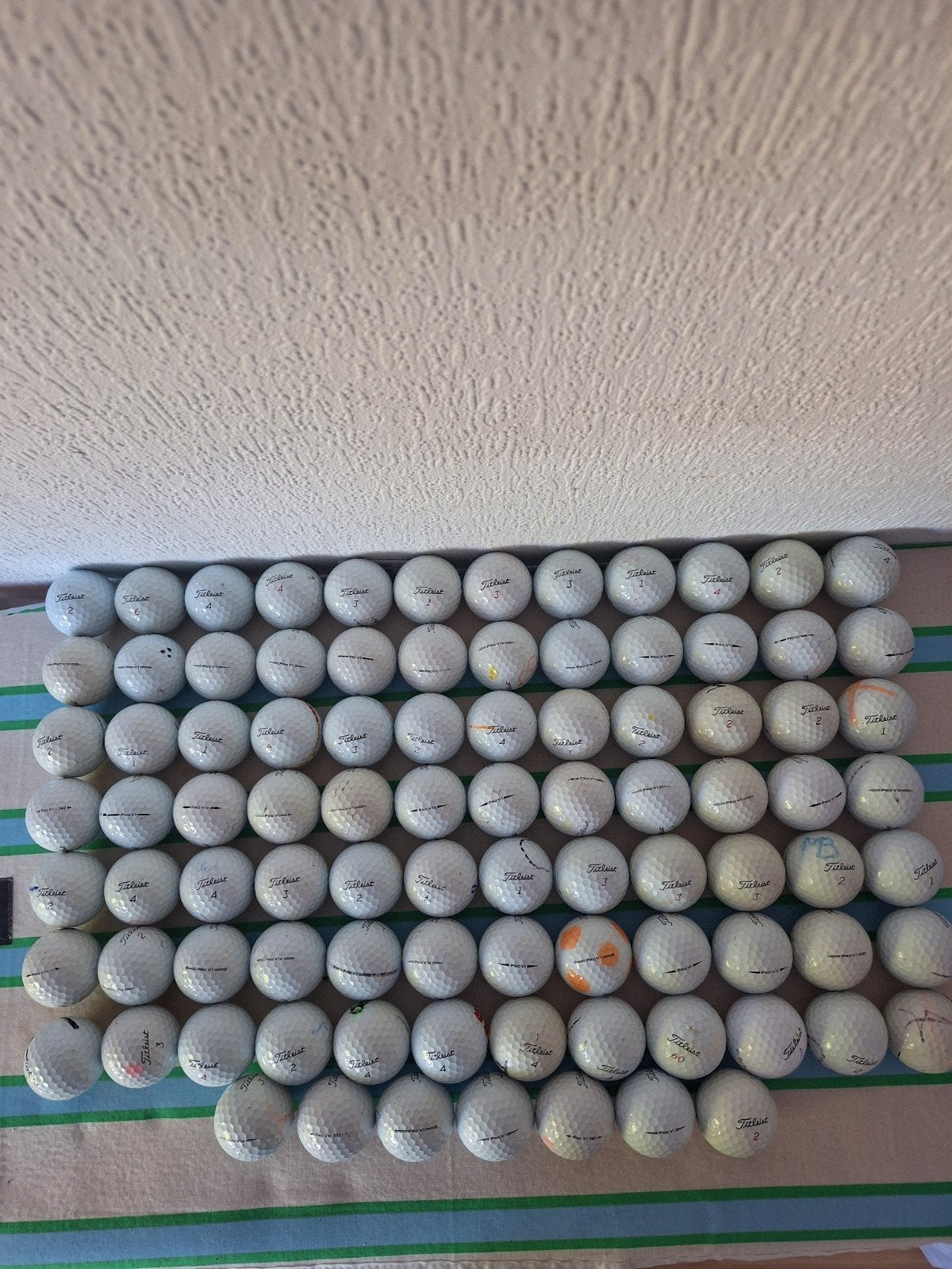 91 PRO V1 gebruikt Golfballen €80, Ophalen of Verzenden, Gebruikt, Bal(len)