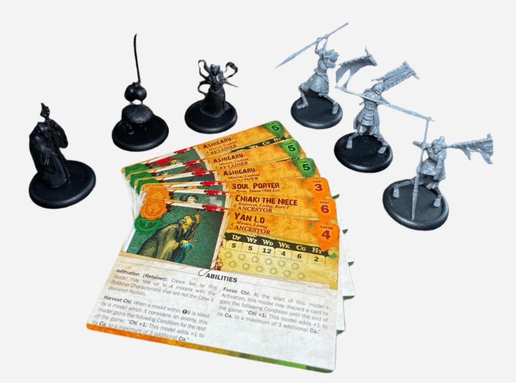 Malifaux Wyrd Miniatures Masters of the Path Yan Lo Box Set, ., Overige soorten, Ophalen of Verzenden, Zo goed als nieuw