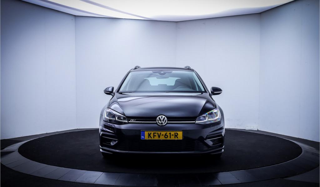 Volkswagen Golf Variant 1.5 TSI DSG R-LINE ERGOCOMF. + MASSA, Zwart, 4 cilinders, Alcantara, Zwart