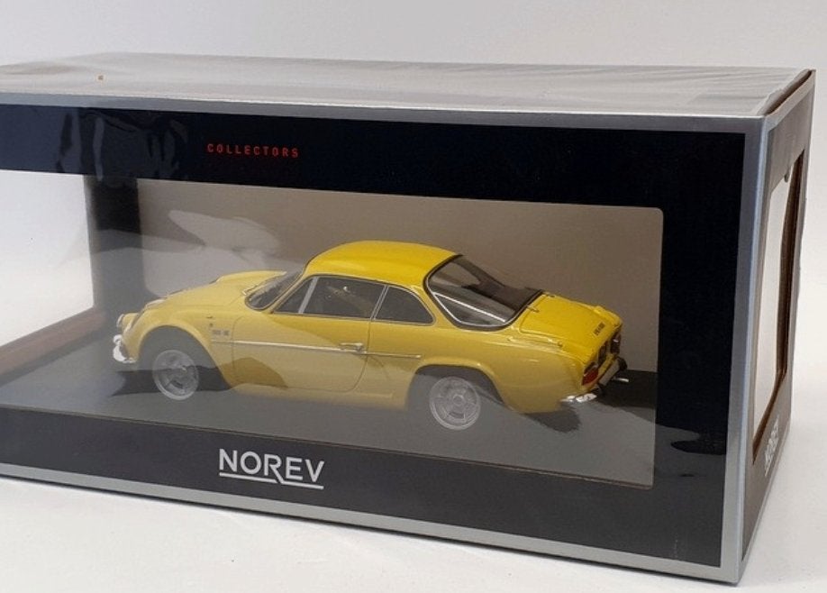 Alpine A110 1600S 1971 Geel schaal 1/18 NOREV ref: 185305, Verzenden, Nieuw, Auto, Norev