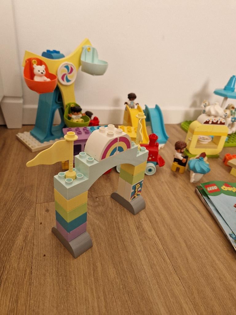Duplo kermis, Ophalen, Overige thema's, Inclusief minifiguren, Zo goed als nieuw