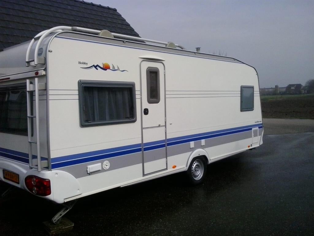 Hobby 540 Excellent Easy Caravan uit 2005, Caravans en Kamperen, Rondzit, Hobby, Particulier, Luifel