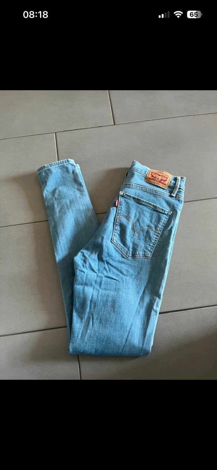 Levi’s skinny jeans, Ophalen of Verzenden, Zo goed als nieuw, Blauw, W28 - W29 (confectie 36)