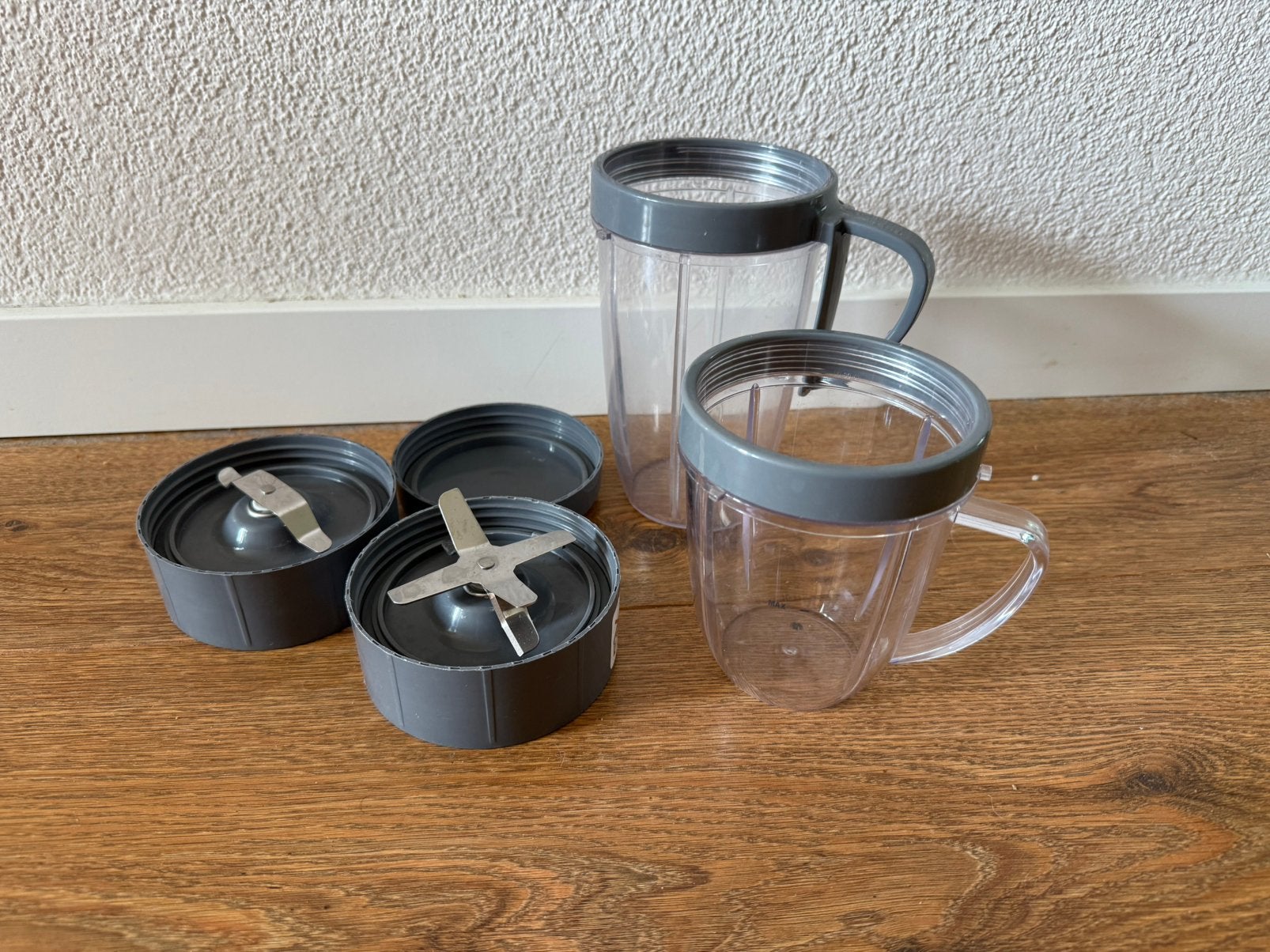 Nutribullet accessoires - mes bekers, Overige typen, Ophalen of Verzenden, Zo goed als nieuw, Overige merken