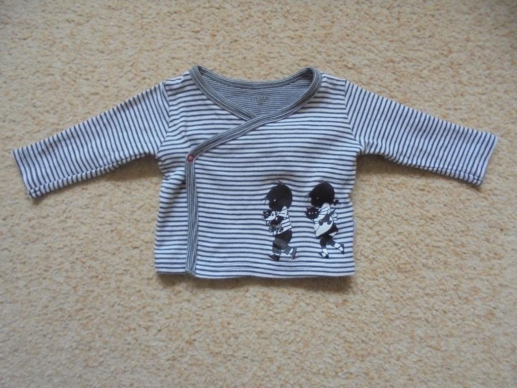Zwart wit shirtje HEMA Jip en Janneke, Jongetje of Meisje, Ophalen of Verzenden, Zo goed als nieuw, Hema