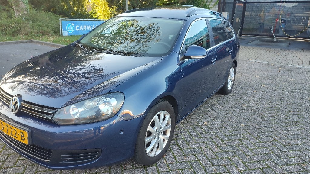 Volkswagen Golf Variant 1.6 TD, Auto's, Zwart, 4 cilinders, Stationwagon, Particulier