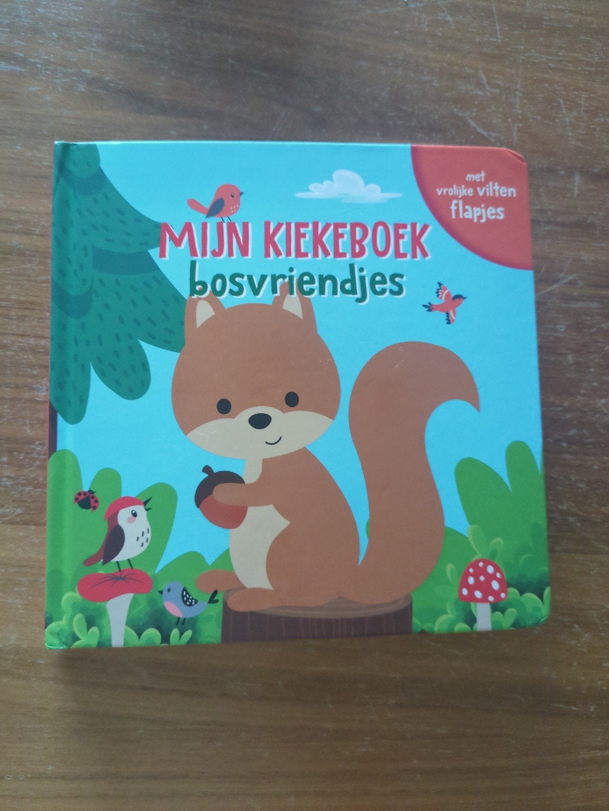 Mijn Kiekeboek Bosvriendjes - met Flapjes, Boeken, Kinderboeken | Baby's en Peuters, Ophalen of Verzenden, Zo goed als nieuw, Uitklap-, Voel- of Ontdekboek