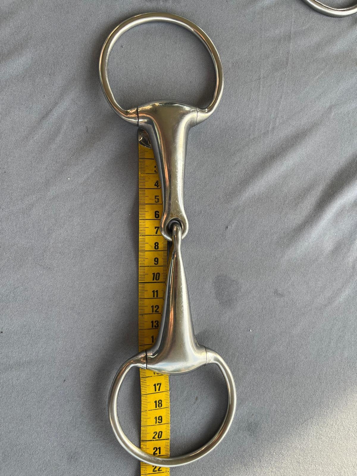 Bustrens enkel gebroken 13,5cm, Dieren en Toebehoren, Paarden en Pony's | Hoofdstellen en Tuigage, Ophalen of Verzenden, Gebruikt