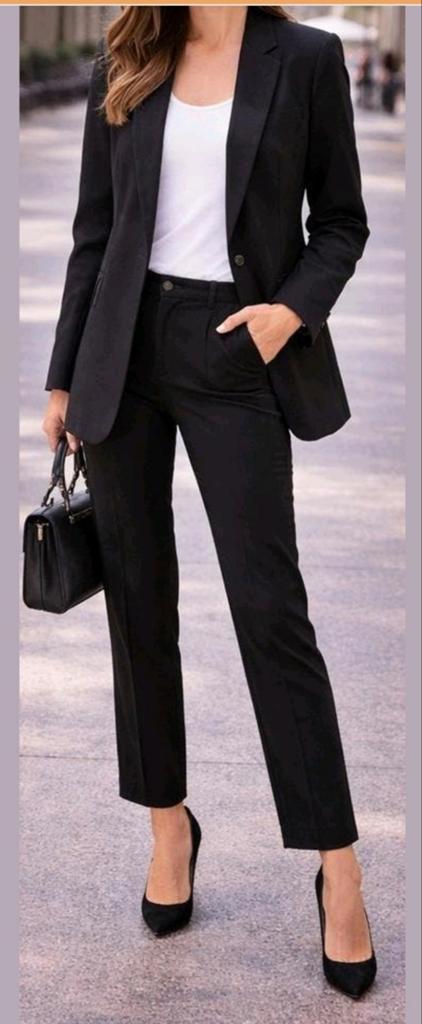 Trend Fashion zwarte blazer met velvet kraag – maat 36, Kleding | Dames, Ophalen of Verzenden, Zo goed als nieuw, Maat 36 (S)