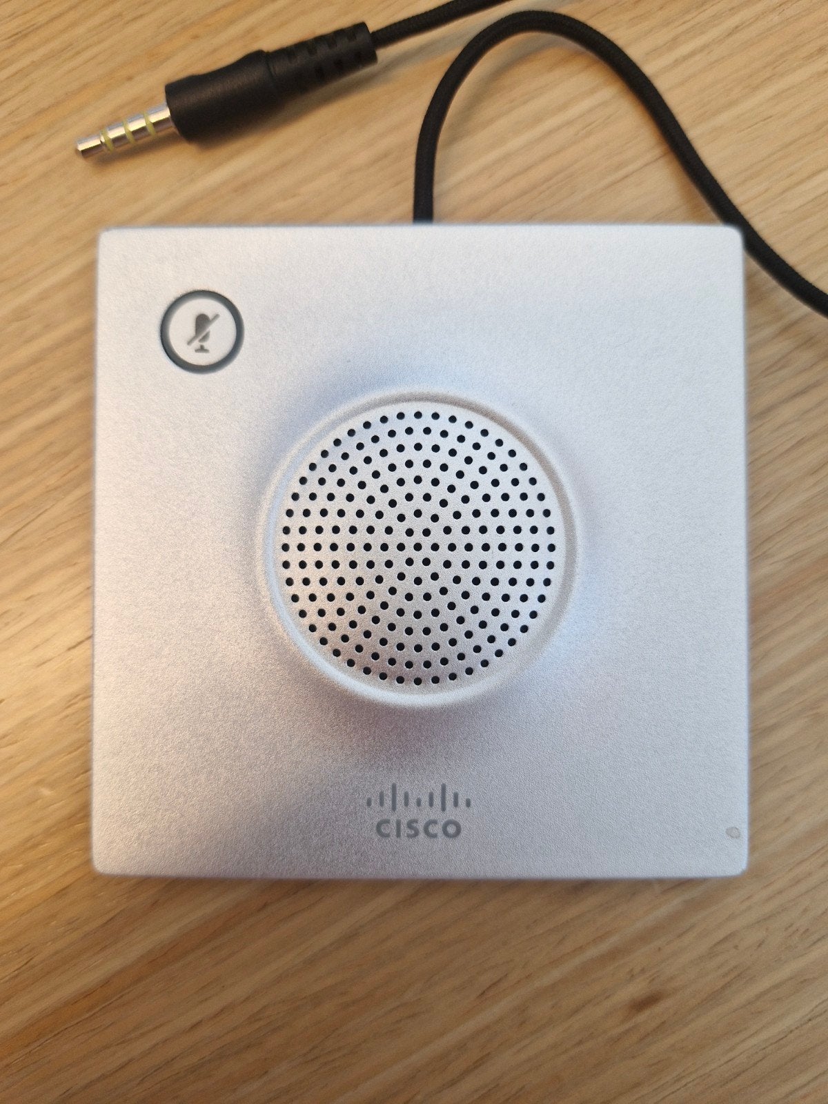 Cisco TelePresence Tafelmicrofoon 20 - Zilver/Zwart, Ophalen of Verzenden, Gebruikt, Overige typen