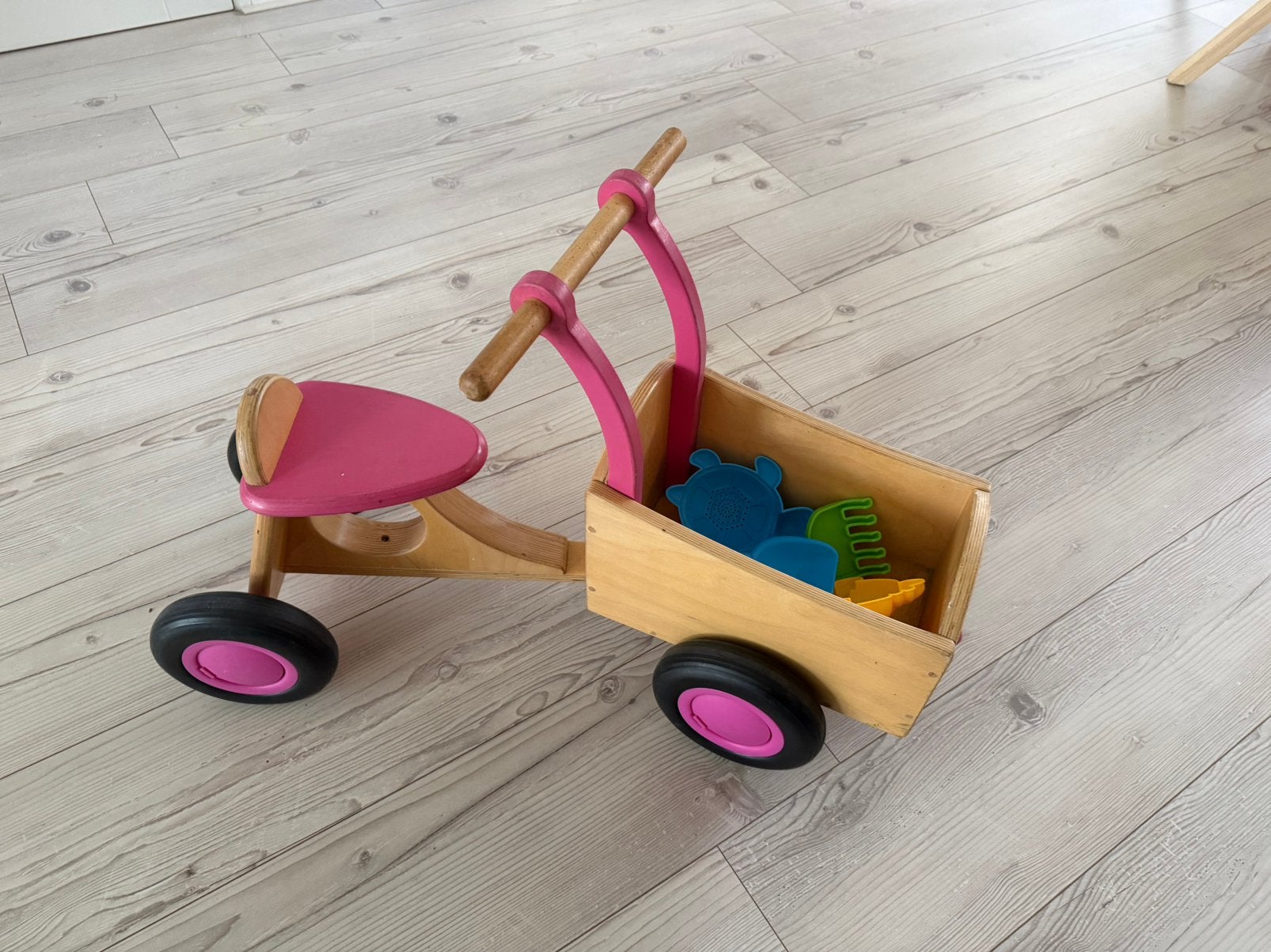 Houten bakfiets, Ophalen of Verzenden, Gebruikt