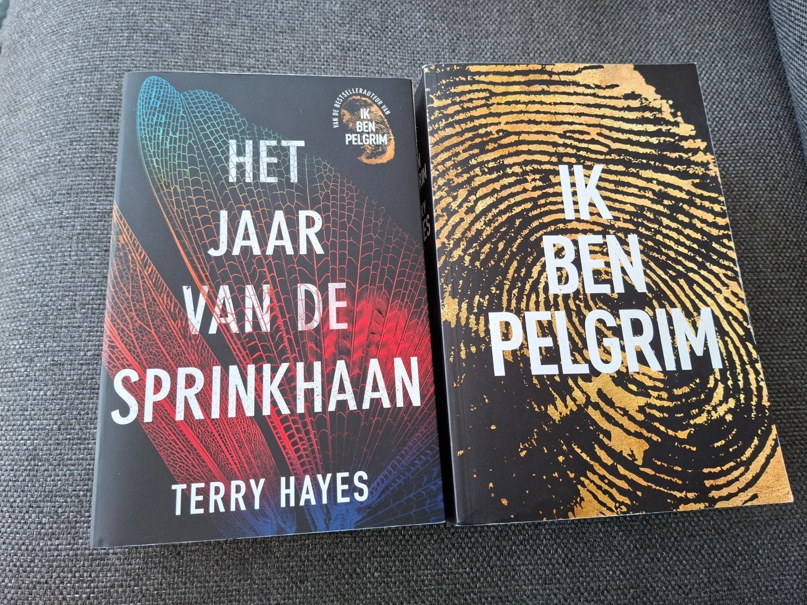 Terry Hayes: Het Jaar van de Sprinkhaan & Ik Ben Pilgrim, Ophalen of Verzenden, Zo goed als nieuw, Terry Hayes, Europa overig
