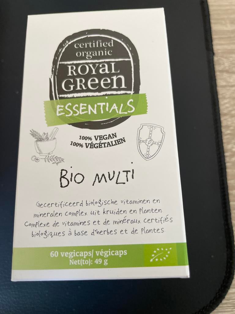 Royal Green Essentials Bio Multi 60 vegicaps - Nieuw, Ophalen of Verzenden, Nieuw, Overige typen