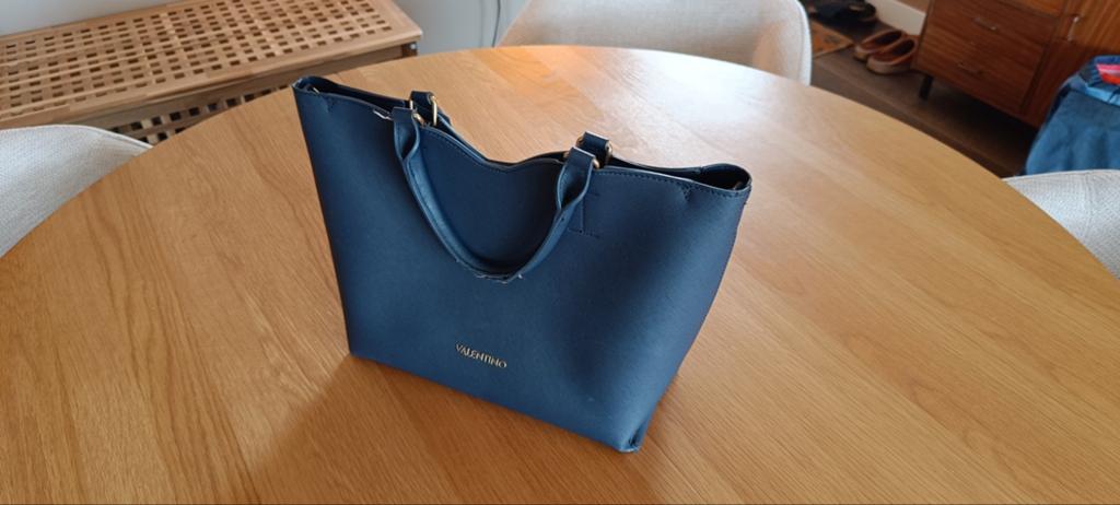 Valentino handtas, donkerblauw, Ophalen, Gebruikt, Blauw, Handtas