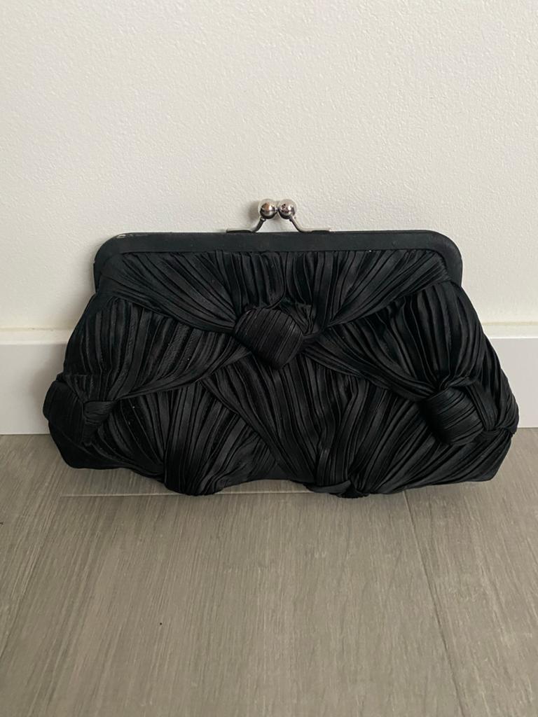 Zwarte Crossbody Tas / Clutch, Sieraden, Tassen en Uiterlijk, Tassen | Damestassen, Ophalen of Verzenden, Zo goed als nieuw, Zwart