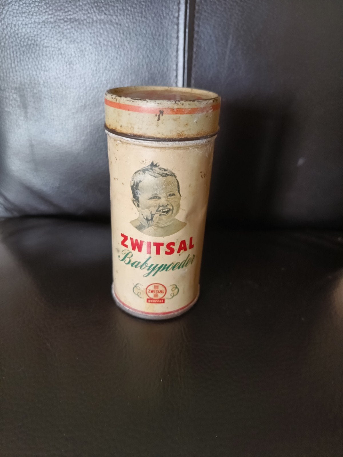 Vintage Zwitsal Babypoeder Blik - Decoratief Verzamelobject, Ophalen of Verzenden