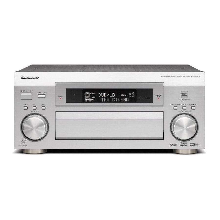 Pioneer VSX-D2011 THX 7.1 Receiver (defect), Ophalen, Pioneer, Niet werkend, 120 watt of meer
