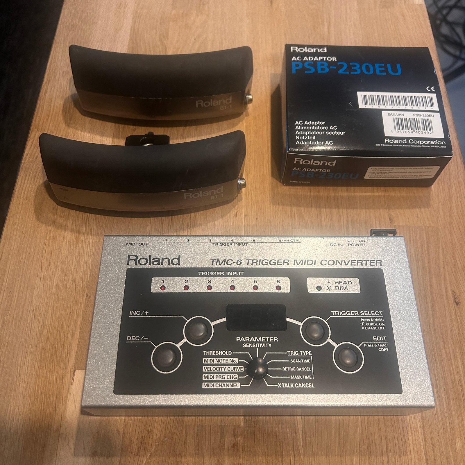 Roland drum trigger / hybrid expansion set, Muziek en Instrumenten, Ophalen of Verzenden, Zo goed als nieuw, Roland