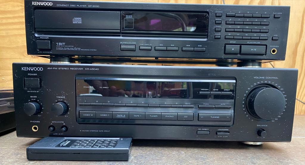 Kenwood Stereo Set: CD-speler DP-2030 & Receiver KR-A5040, Ophalen, Gebruikt