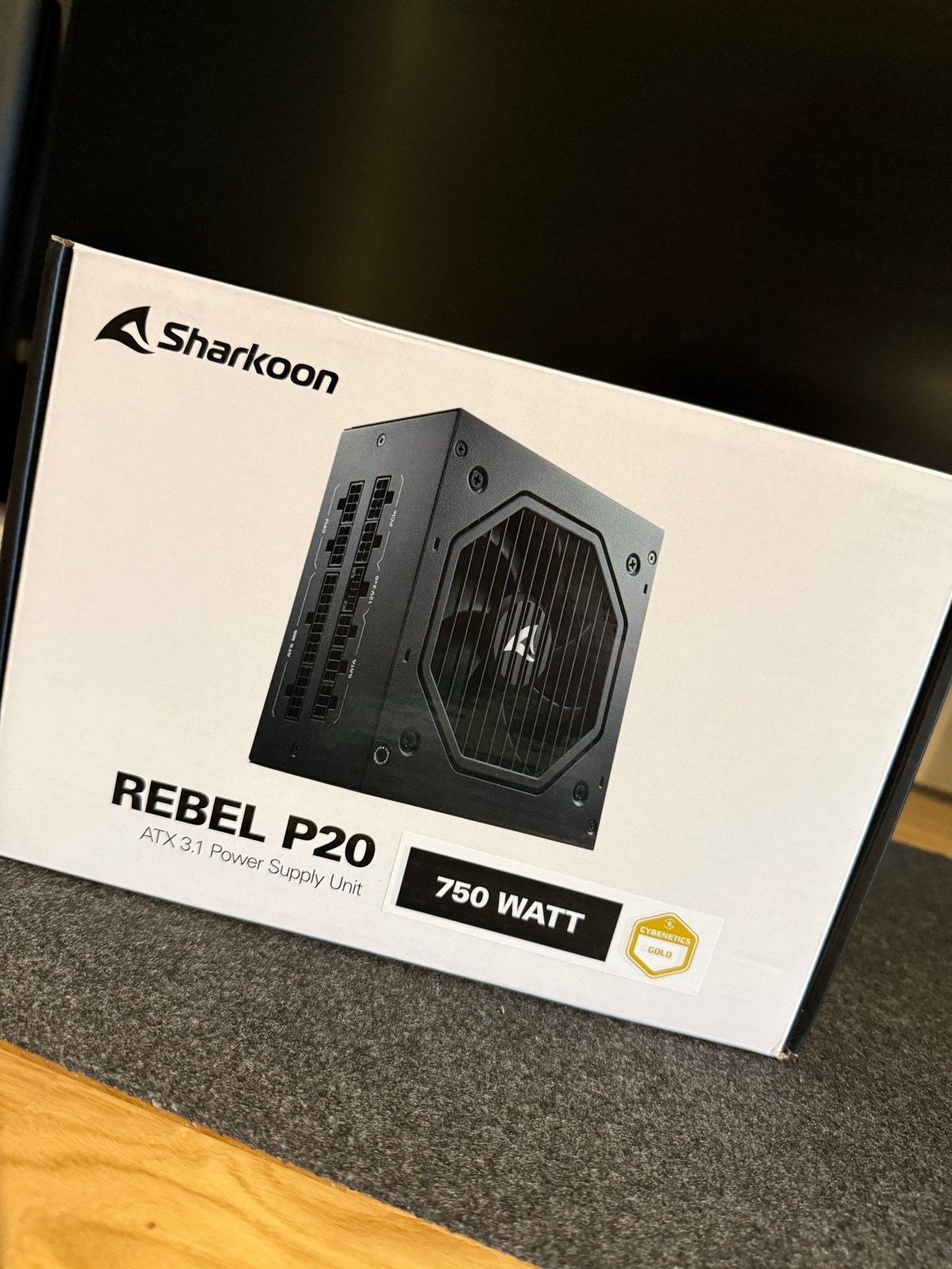 Nieuwe Sharkoon Rebel P20 Voeding - 750W ATX 3.1, Ophalen of Verzenden, Nieuw