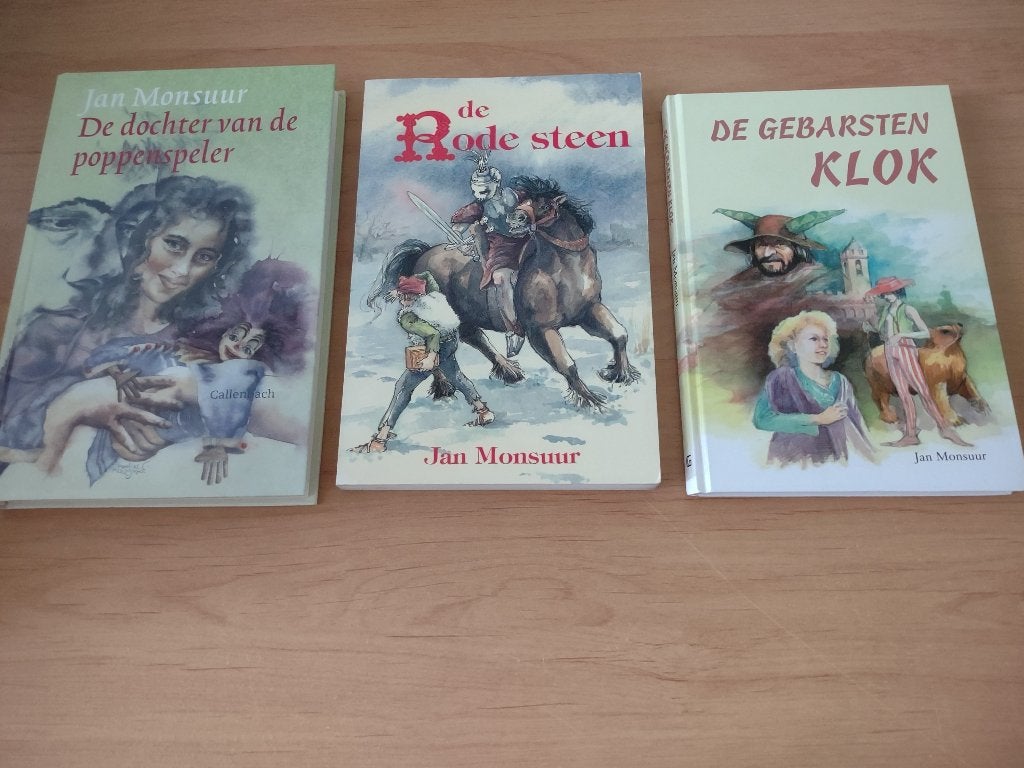 Drie boeken- Jan Monsuur, Ophalen of Verzenden, Gelezen