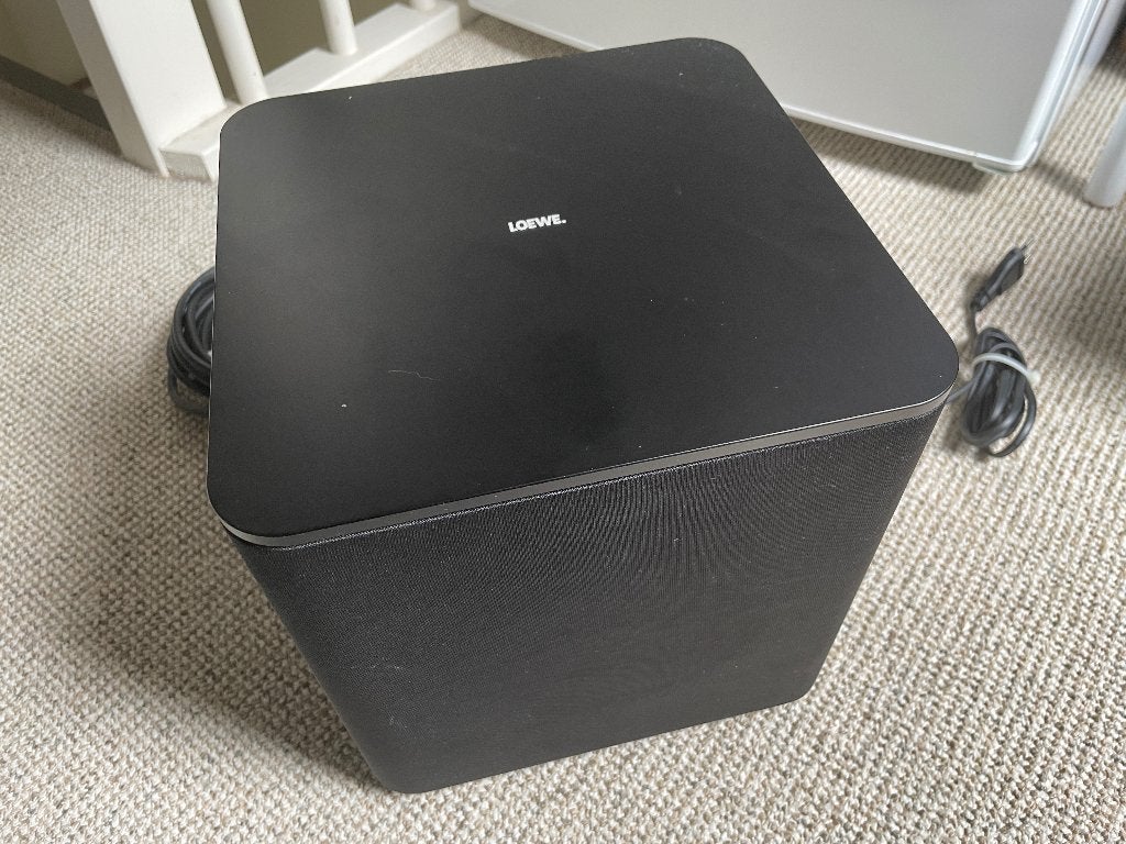 Loewe Klang 1 subwoofer, Gebruikt, Inclusief kabels, Subwoofer, Ophalen