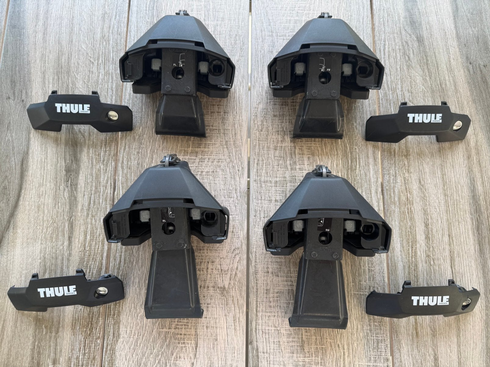 Thule dakdragervoet EVO Clamp 7105 + Kit 145048 Toyota C-HR, Ophalen of Verzenden, Zo goed als nieuw