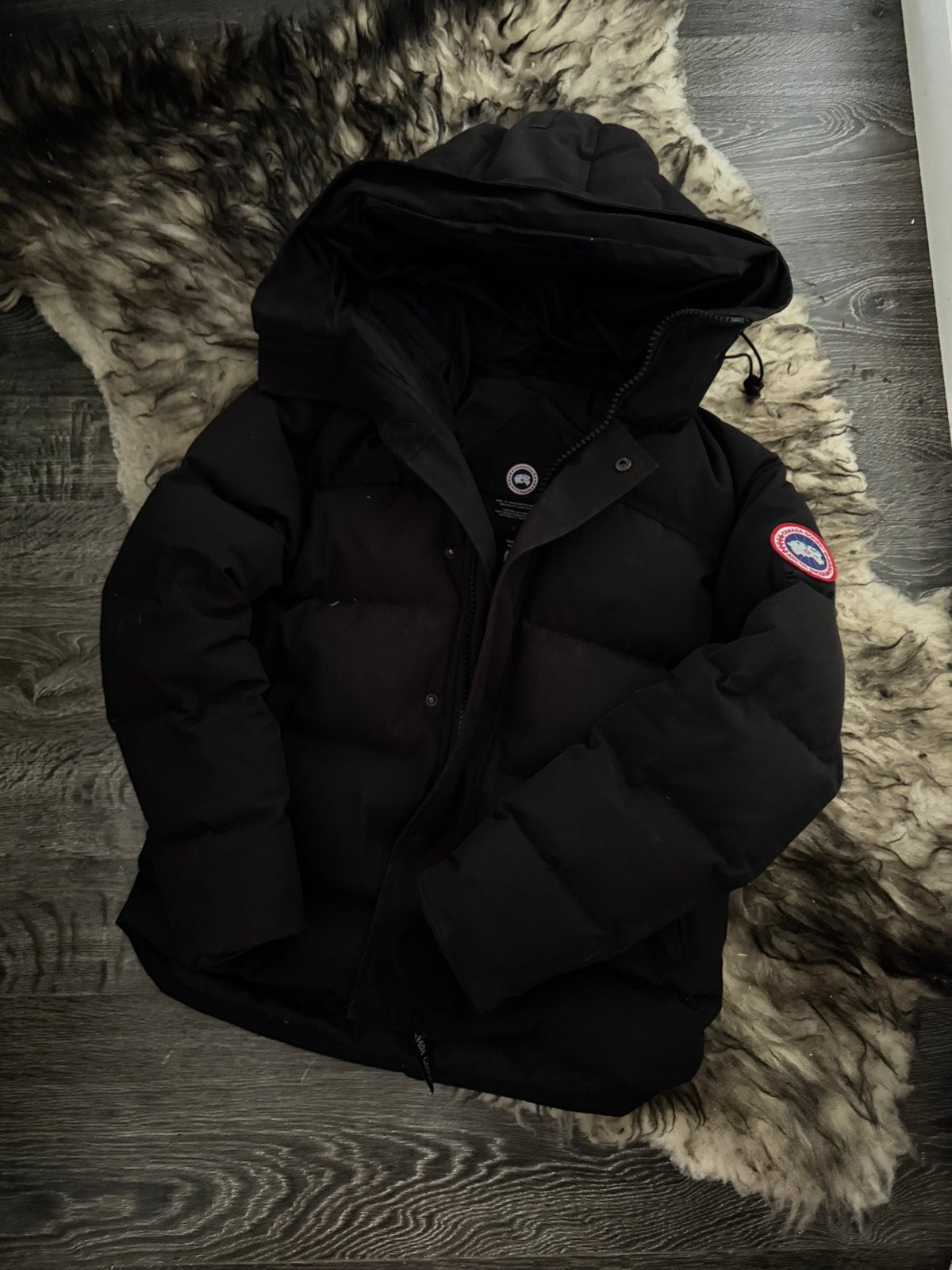 Canadian Goose Jas, Ophalen of Verzenden, Zo goed als nieuw, Maat 48/50 (M), Zwart
