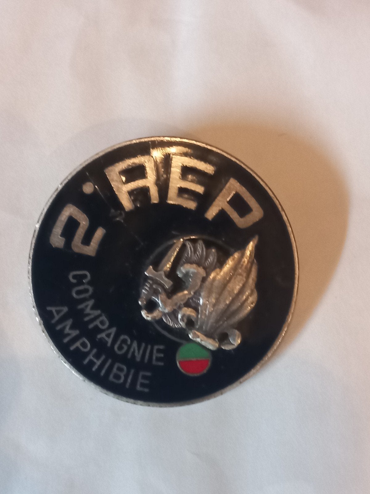 Zeldzame badge Vreemdelingenlegioen 2e REP, Verzamelen, Militaria | Algemeen, Verzenden