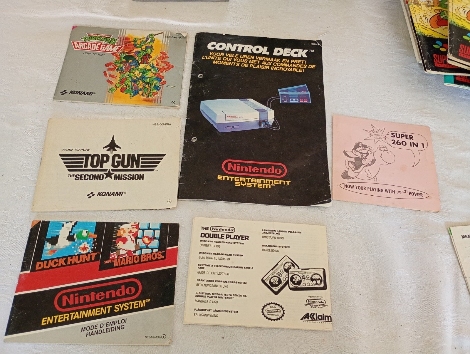 Diverse Nintendo NES handleidingen en boekjes, Ophalen of Verzenden, Gebruikt, Zonder controller