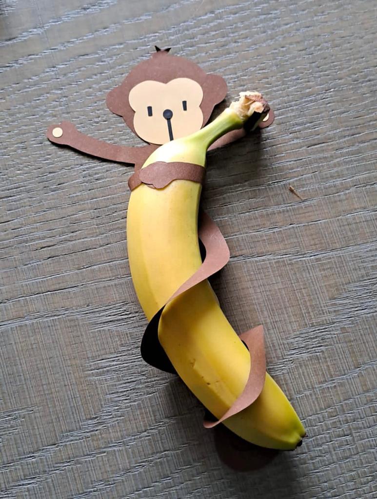 Leuk aapje voor bananentraktatie, Ophalen of Verzenden, Nieuw, Versiering