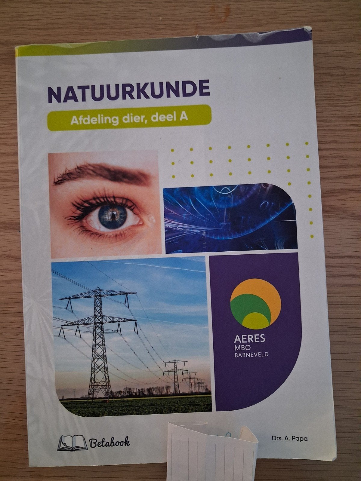 Natuurkunde Afdeling dier, deel A - Betabook, Ophalen, Natuurkunde, Zo goed als nieuw, Drs. A. Papa