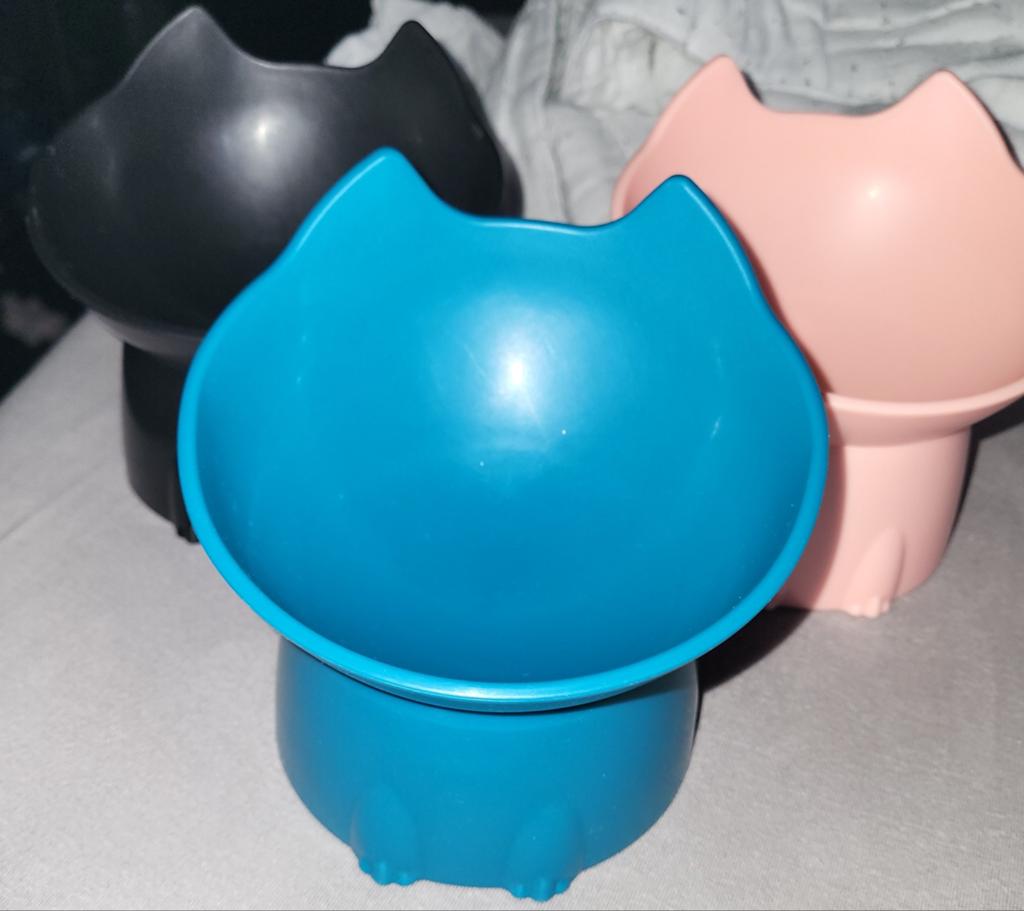 Voerbakjes voor kat of kleine hond 3 verschillende kleuren, Ophalen of Verzenden, Ergonomisch, Nieuw