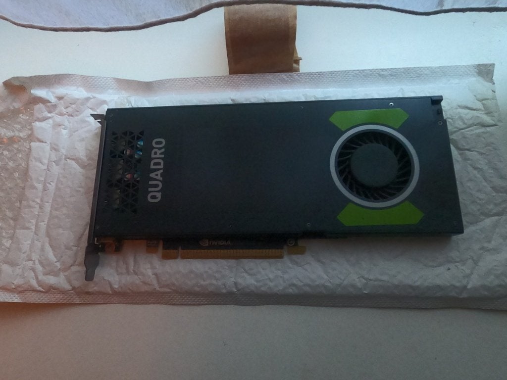 Nvidia Quadro P4000 8gb GPU, Computers en Software, Gebruikt, DisplayPort, PCI-Express 4, Ophalen of Verzenden