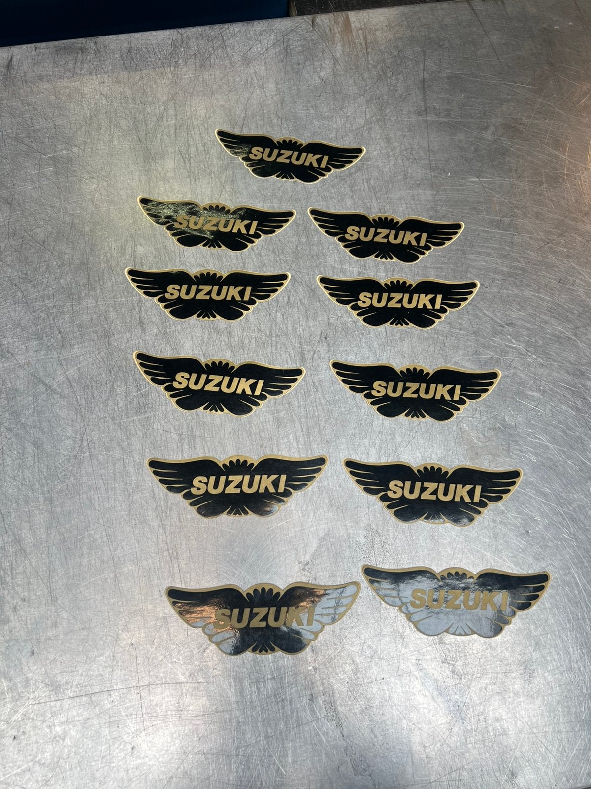 Suzuki stickers oldschool, Ophalen of Verzenden