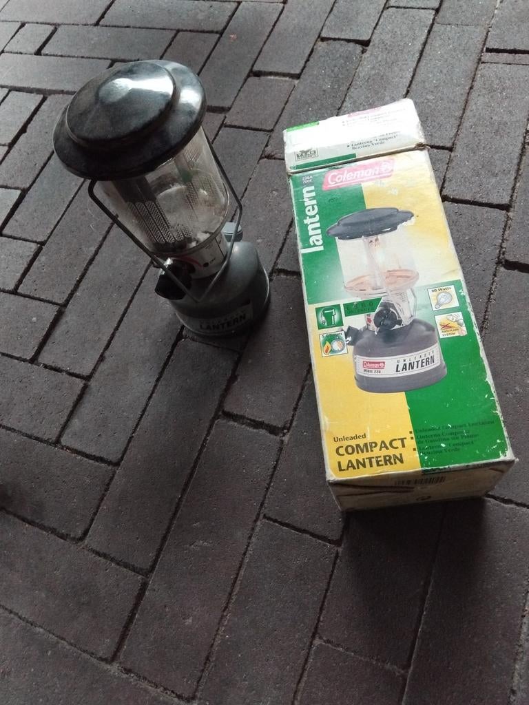 Coleman Compact Lantaarn Model 226 - Benzine, Ophalen of Verzenden, Gebruikt