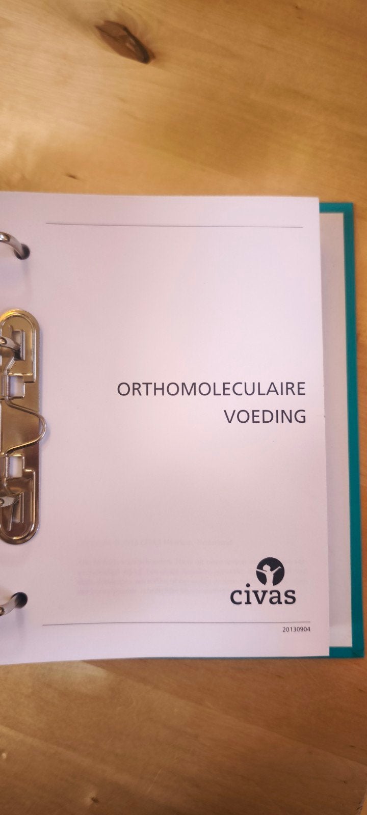 Cursus Orthomoleculaire Voeding - Civas, Boeken, Studieboeken en Cursussen, Ophalen of Verzenden, Beta, Zo goed als nieuw, Overige niveaus