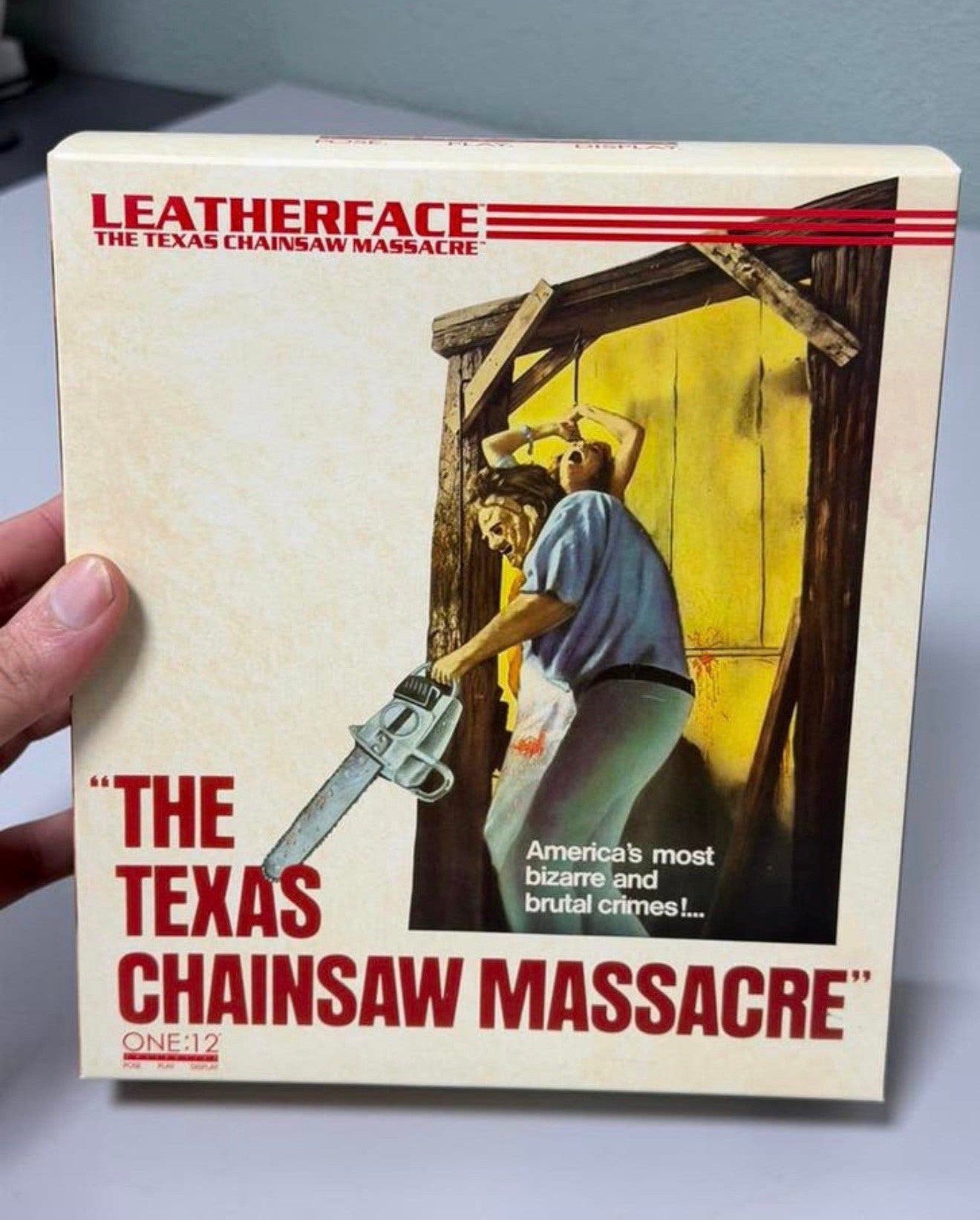 Mezco One:12 Leatherface Texas Chainsaw Massacre 1974 NIEUW, P, Groter dan 1:35, P, P