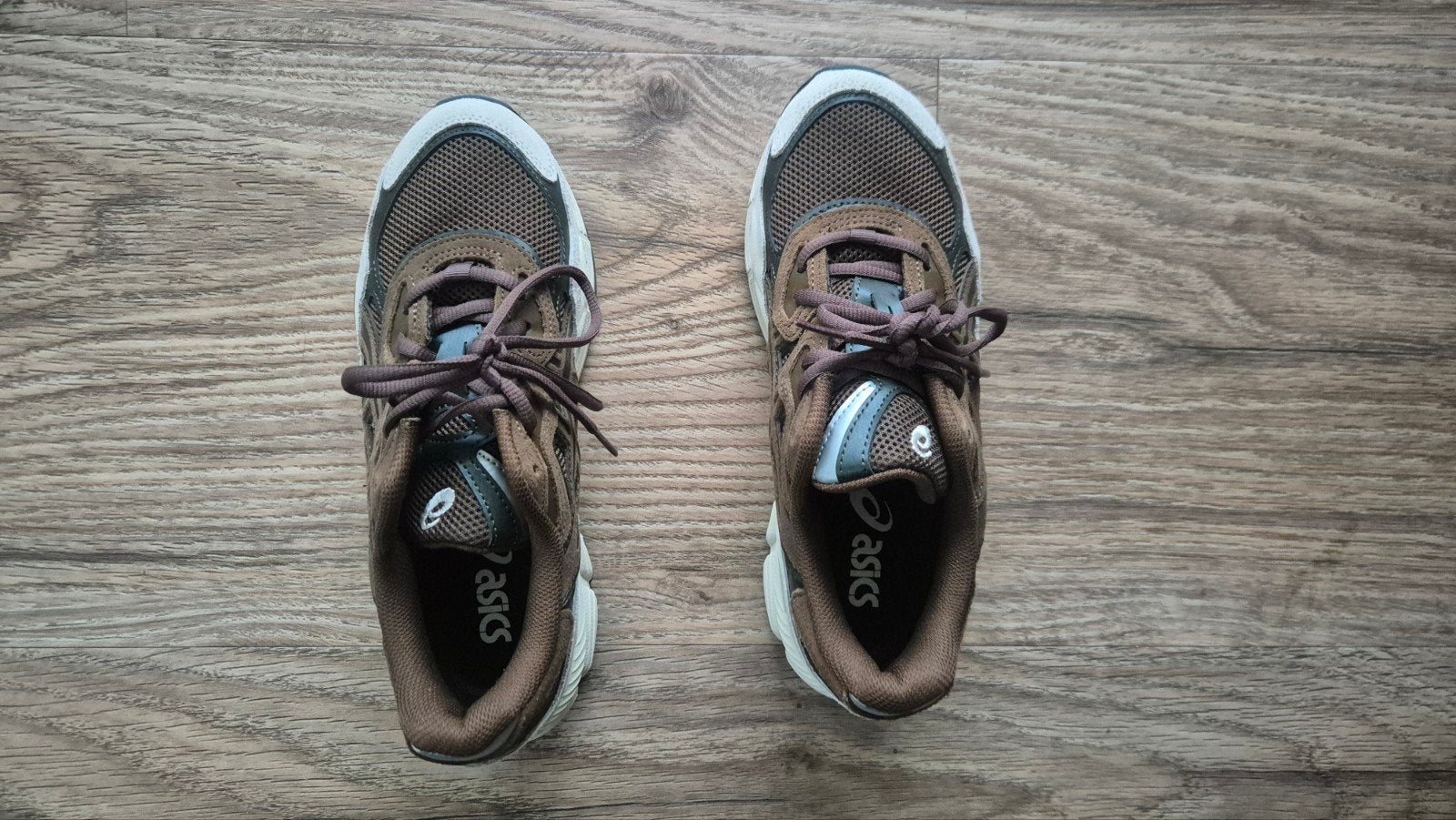 ASICS GEL-NYC Sneakers - Bruin/Zwart - Maat 40, Bruin, Nieuw, Ophalen of Verzenden, Sneakers of Gympen
