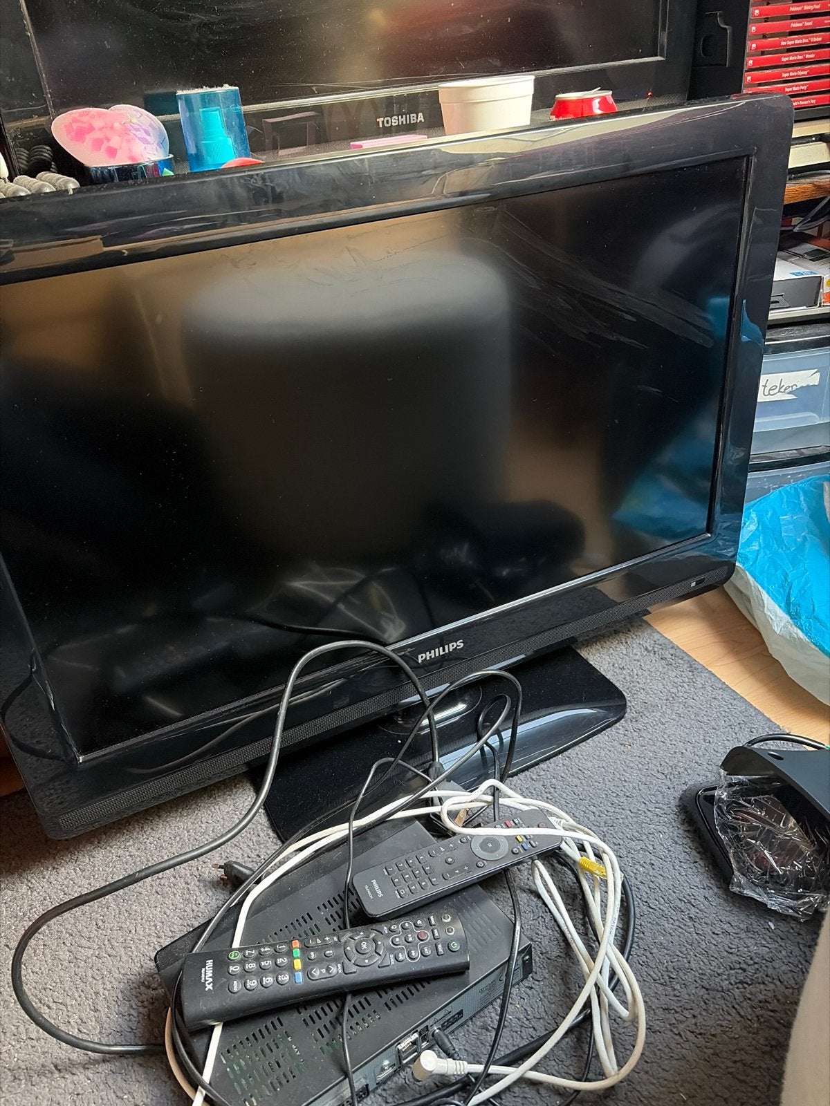 Philips TV met ontvanger en kabels, Ophalen, Philips, 50 Hz, HD Ready (720p)
