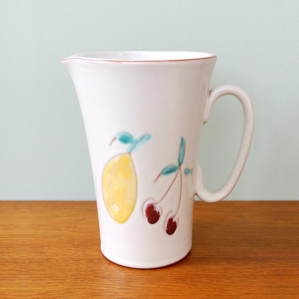 vintage keramiek sap KAN fruit fifties 50s retro Hans Wagner, Antiek en Kunst, Antiek | Keramiek en Aardewerk, Ophalen of Verzenden