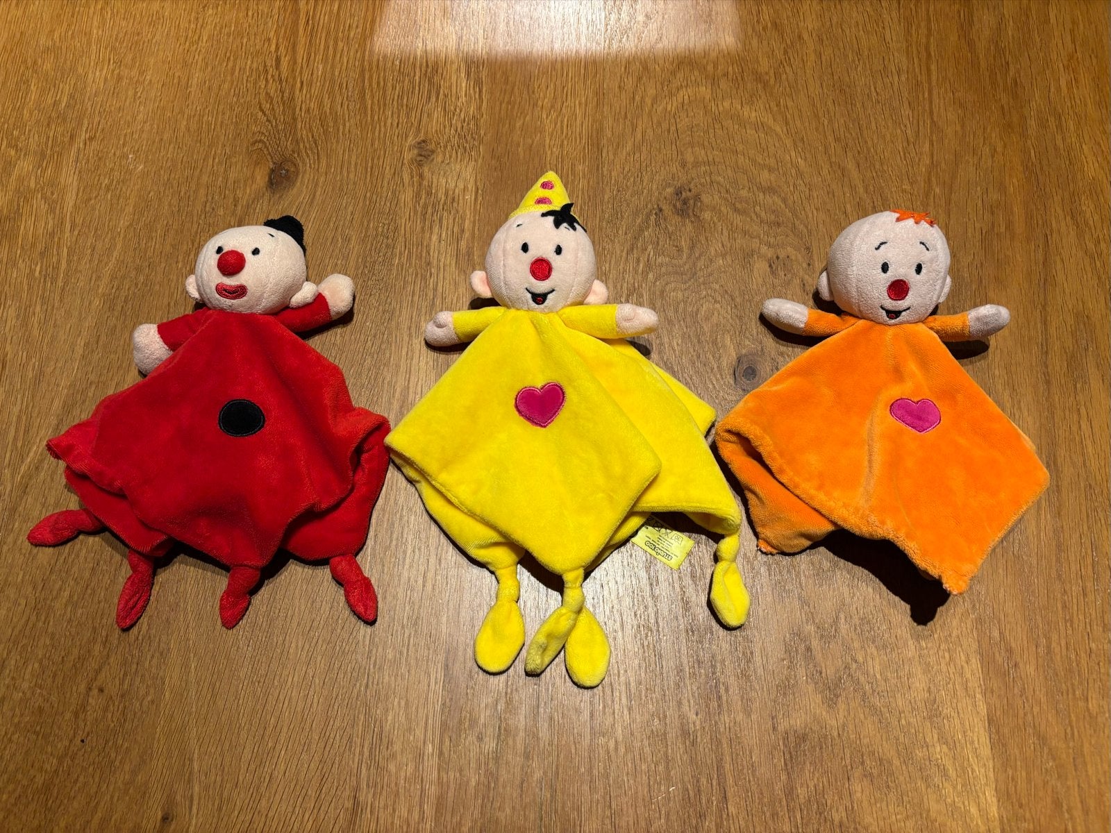 3 knuffeldoekjes: Bumba, Babilu zn Bumbalu, Kinderen en Baby's, Speelgoed | Babyspeelgoed, Ophalen of Verzenden, Zo goed als nieuw