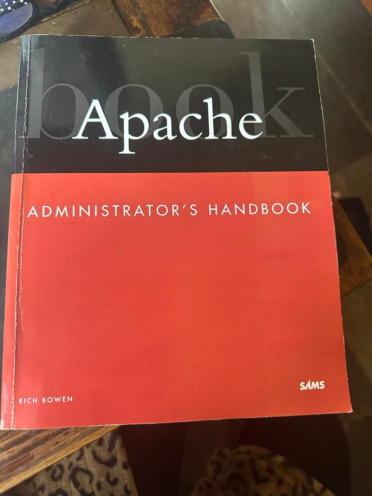 Boek Apache Administrator's Handbook, Ophalen of Verzenden, Gelezen, Internet of Webdesign