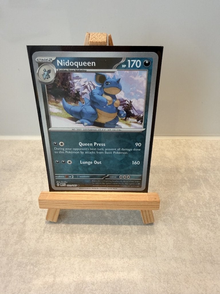 ** 151 Pokemon - Nidoqueen REVERSE HOLO **, Ophalen of Verzenden, Zo goed als nieuw